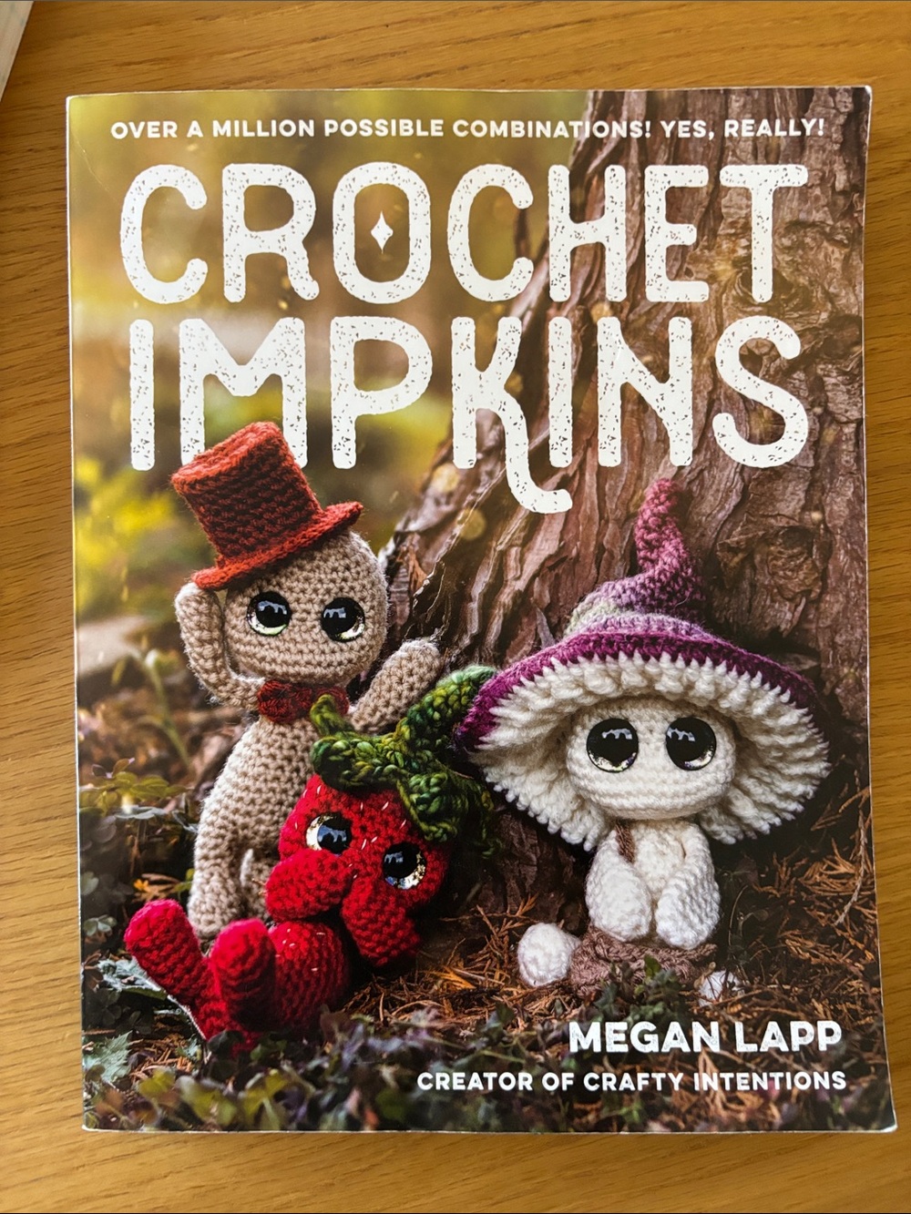 Crochet Impkins Book - White, Red, Brown
